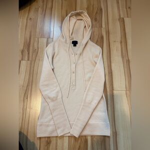 J.crew cashmere sweater hooded